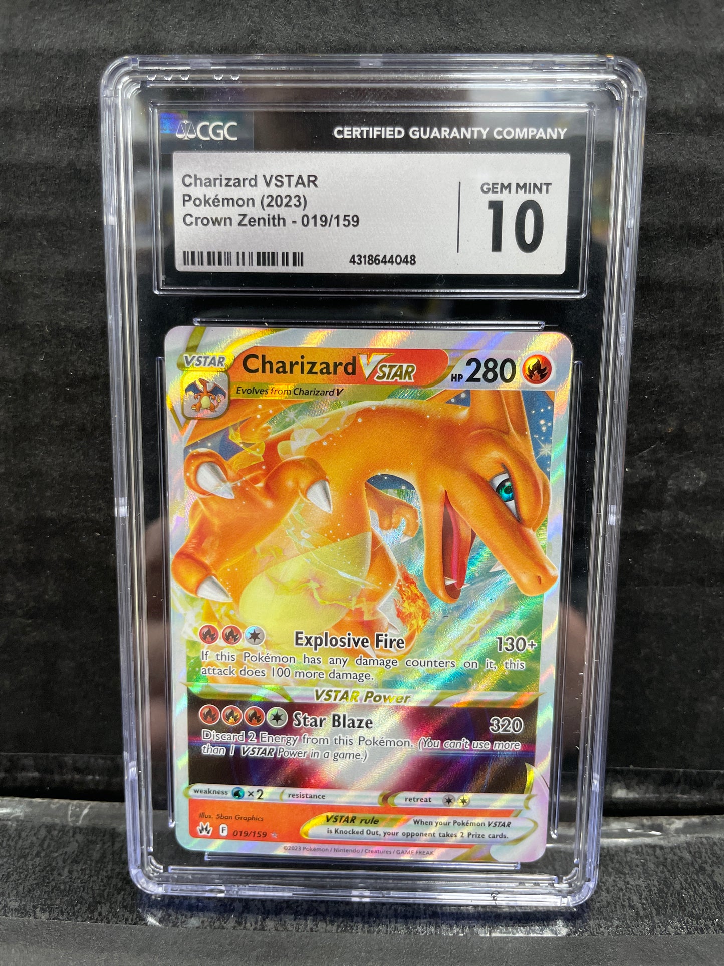 Pokémon Charizard VSTAR 019/159 CZ CGC 10