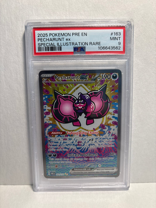 Pokemon Pecharunt ex 163/131 PSA 9