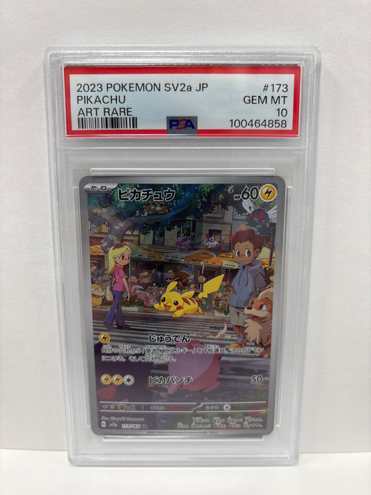 Pokemon Japanese Pikachu 173/165 PSA 10