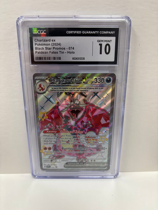 Pokemon Charizard ex 074 CGC 10