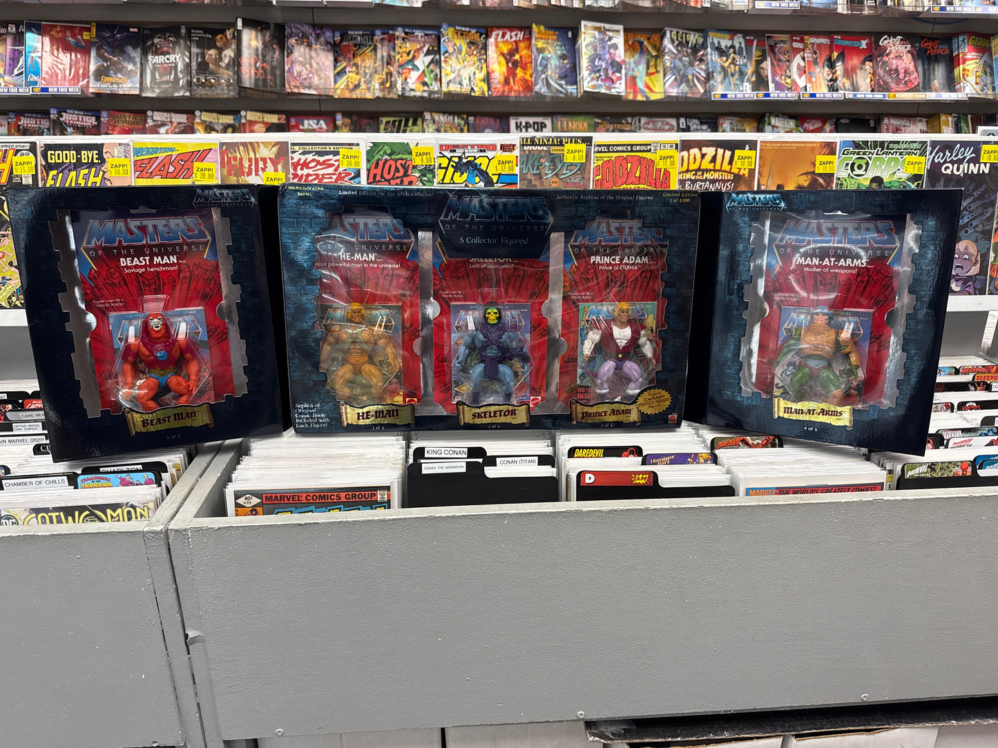 Masters of the Universe Commemorative Series 5 Pack JC Penny 2001 (Box Corners Dented)