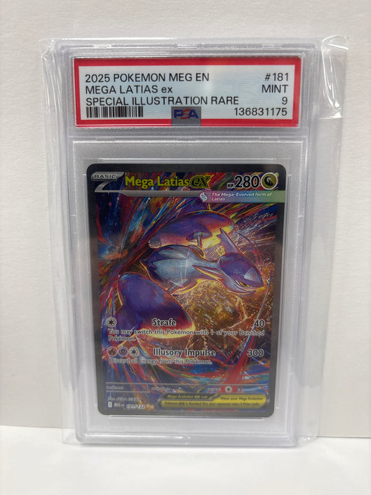 Pokemon Mega Latias ex 181/132 PSA 9