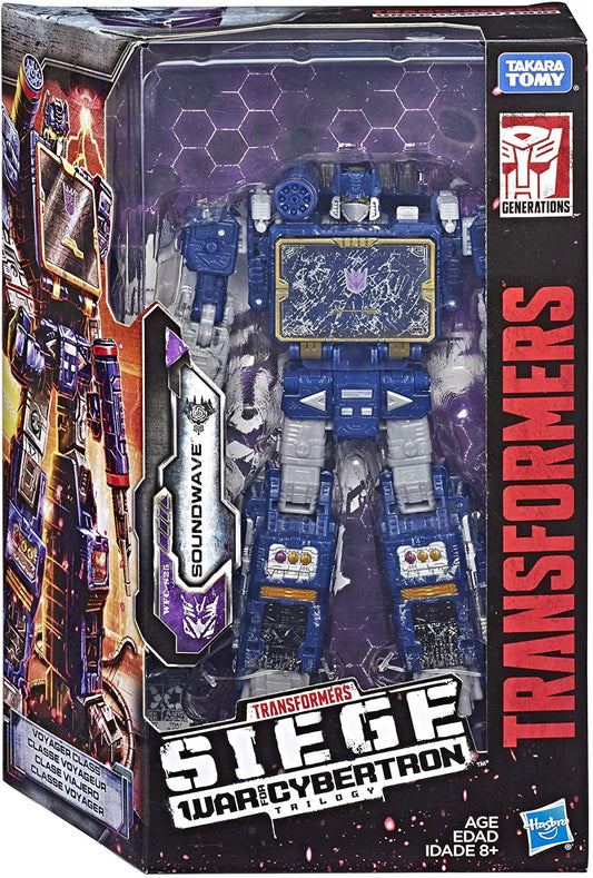 Transformers Siege War for Cybertron Trilogy Voyager Class Soundwave