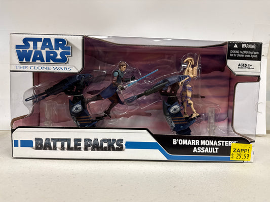 Star Wars The Clone Wars Battle Packs B’omarr Monastery Assault
