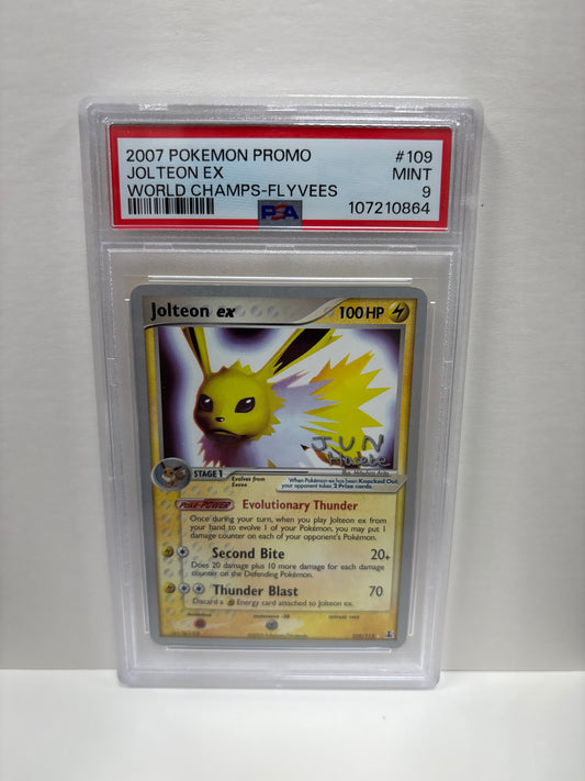 Pokemon Jolteon ex 109/113 World Championships 2007 PSA 9