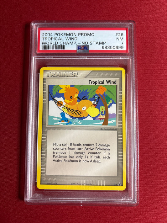 Pokemon Tropical Wind 026 No Stamp PSA 7