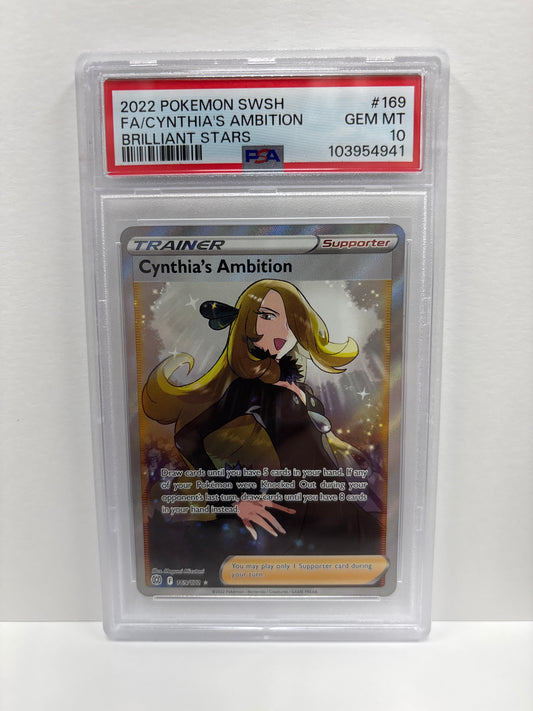 Pokemon Cynthia’s Ambition 169/172 PSA 10