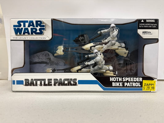 Star Wars Legacy Collection Battle Packs Hoth Speeder Bike Patrol