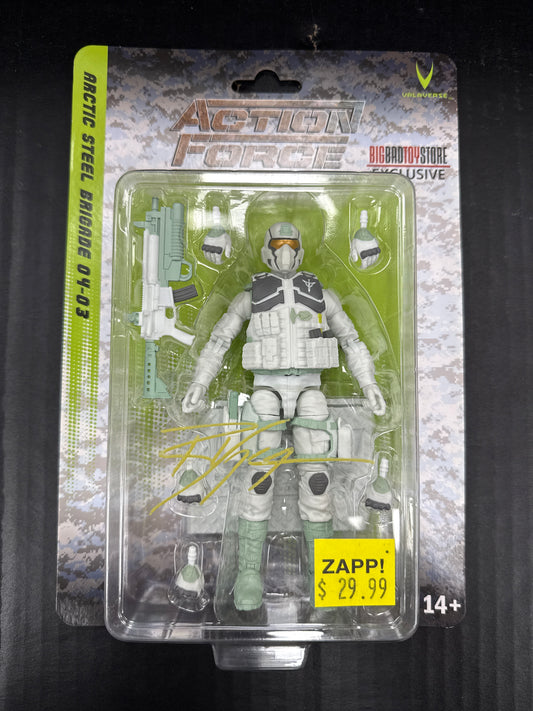 Action Force Arctic Steel Brigade 04-03 Bigbadtoystore Exclusive Signed