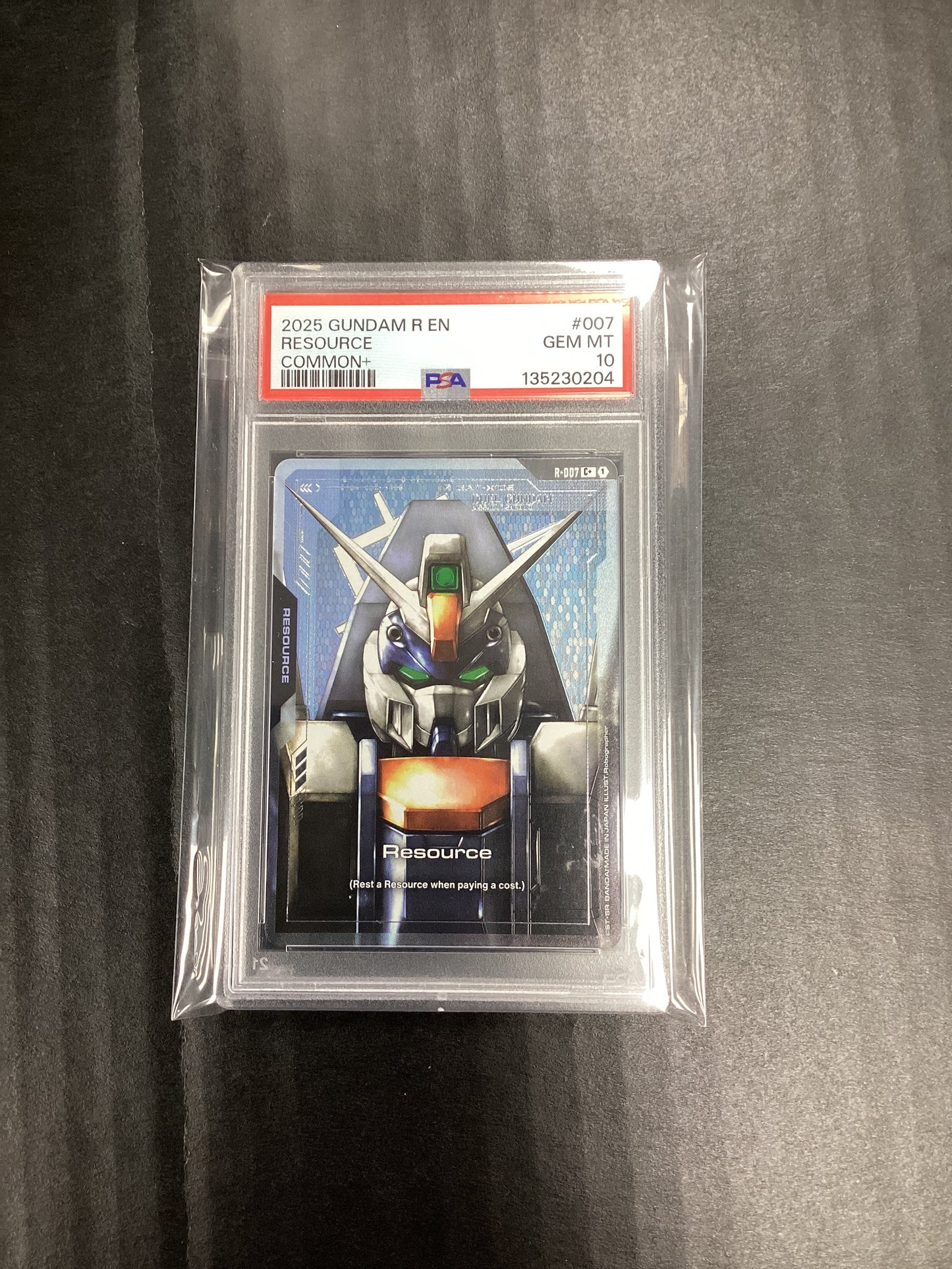 2025 Gundam Card Game Resource R-007 C+ PSA 10