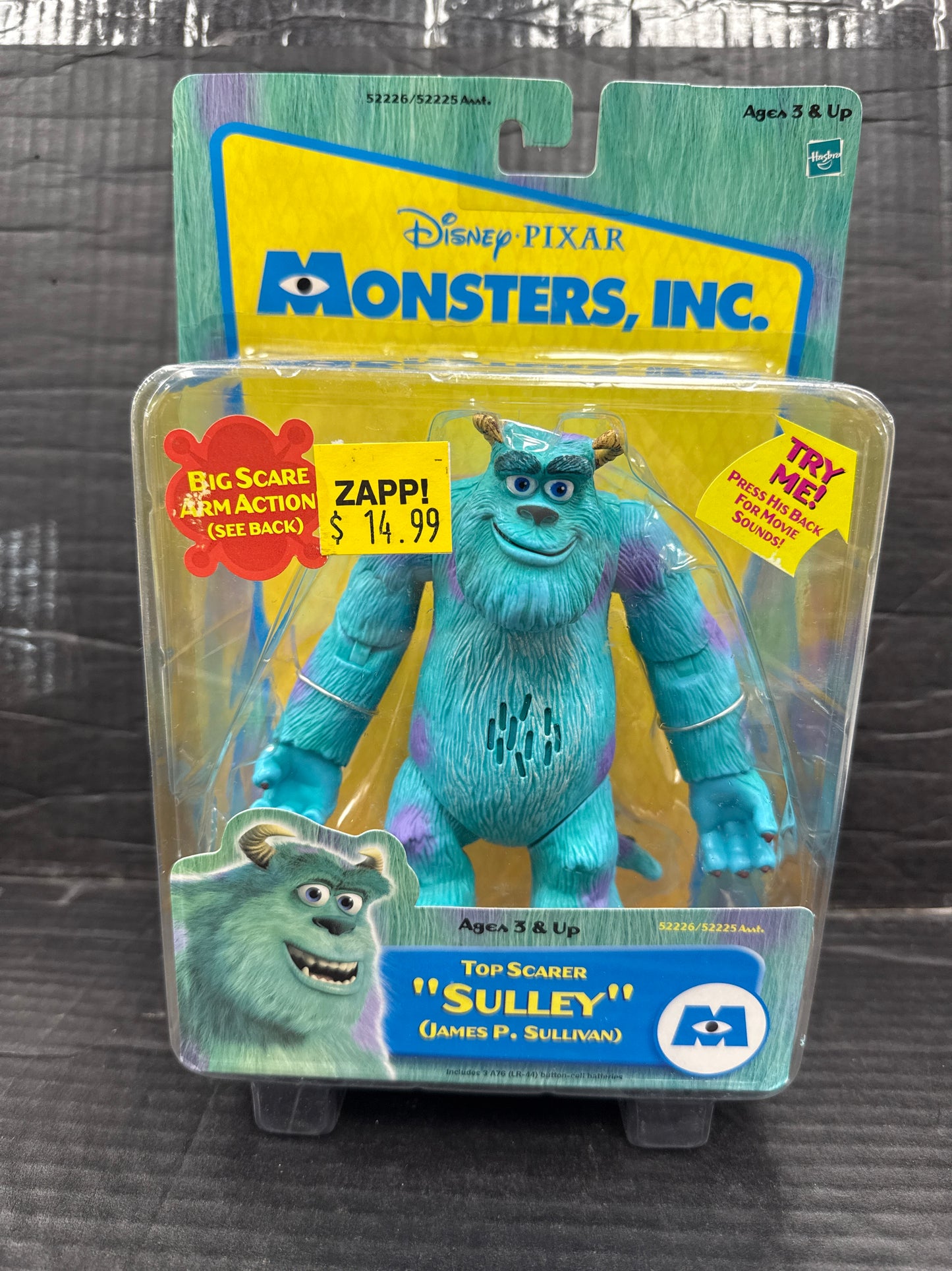 Monsters Inc Sulley 2001 (Non-Mint Box)