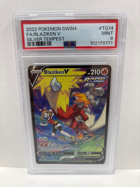 Pokemon Blaziken V TG14/TG30 PSA 9