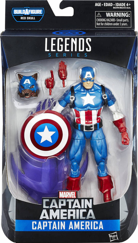 Marvel Legends Captain America Red Onslaught Build A Figure Wave