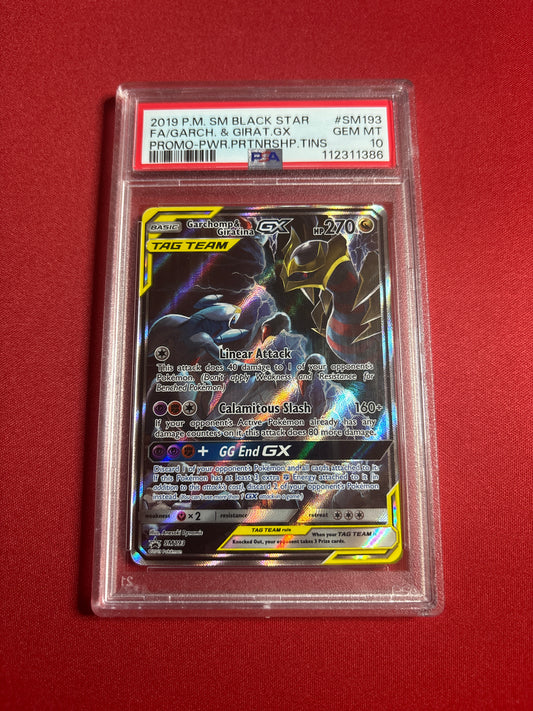 Pokemon Garchomp & Giratina GX SM193 PSA 10
