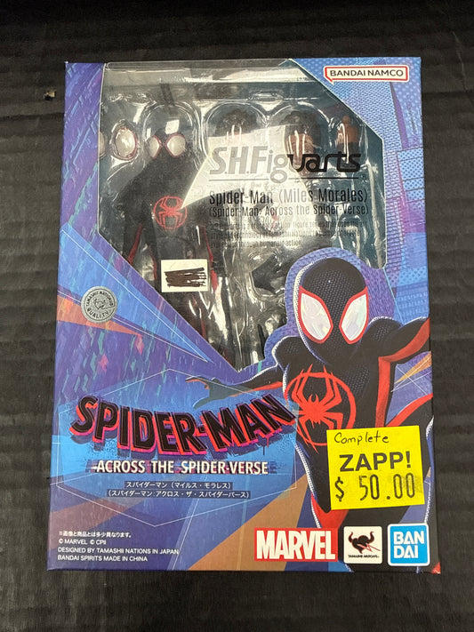 SH Figuarts Across the Spider-Verse Spider-Man Miles Morales (Open Box/Complete)