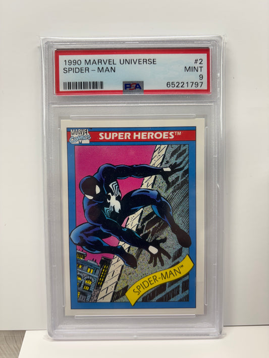 Marvel Universe 1990 Spider-Man #2 PSA 9