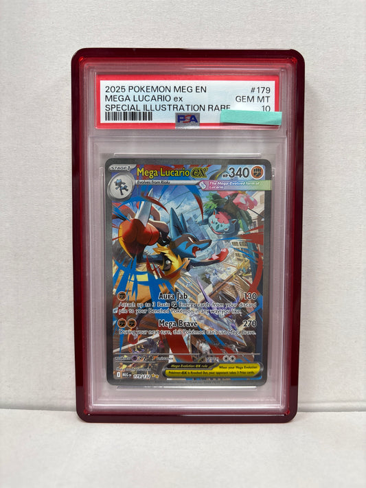 Pokemon Mega Lucario ex 179/132 PSA 10