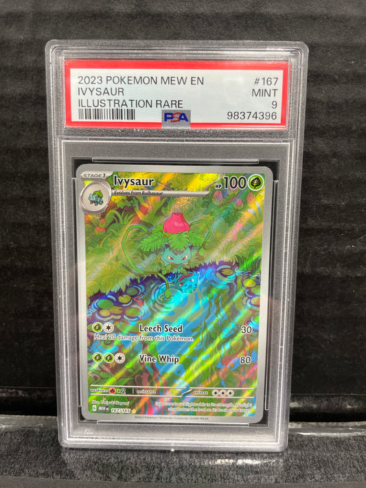 Pokémon Ivysaur 167/165 151 PSA 9