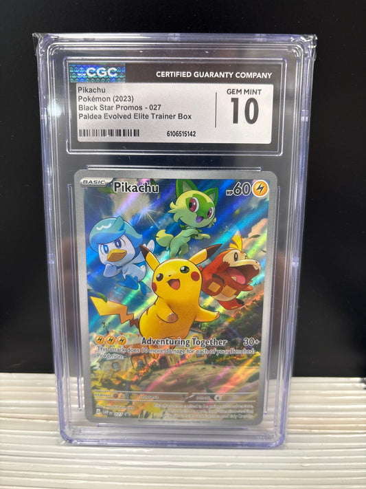 Pokemon Pikachu 027 CGC 10