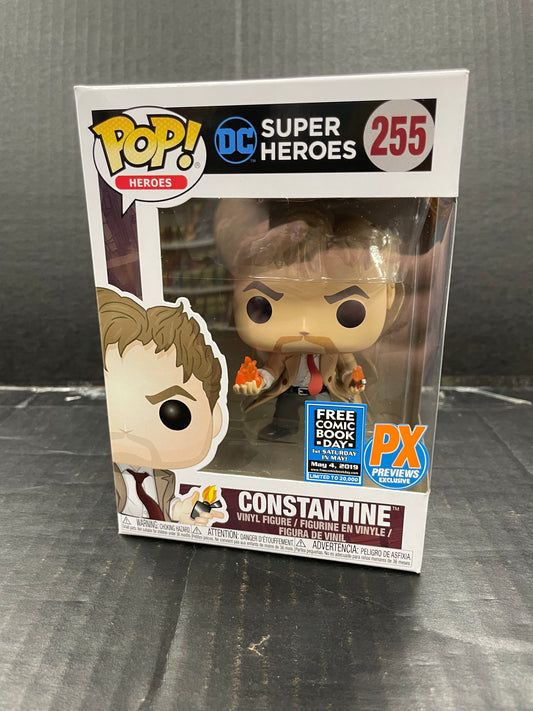 Funko Pop! Heroes DC Super Heroes Constantine 255 Free Comic Book Day PX Exclusive (Grade A-)