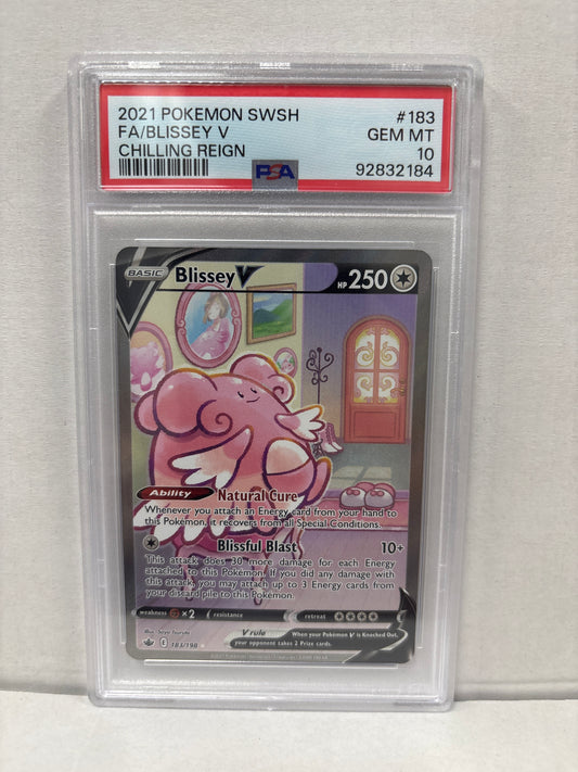 Pokemon Blissey V 183/198 PSA 10