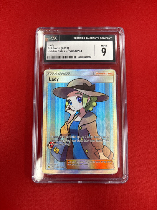Pokemon Lady SV86/SV94 CGC 9