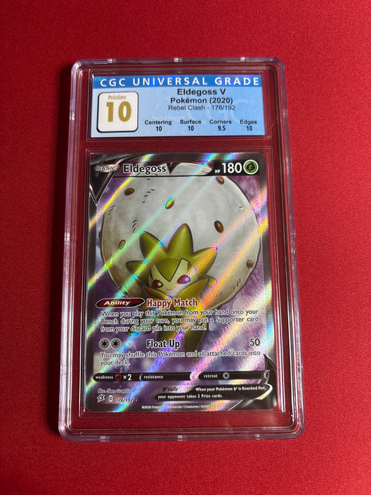 Pokemon Eldegoss V 176/192 CGC Pristine 10 (Old Label)