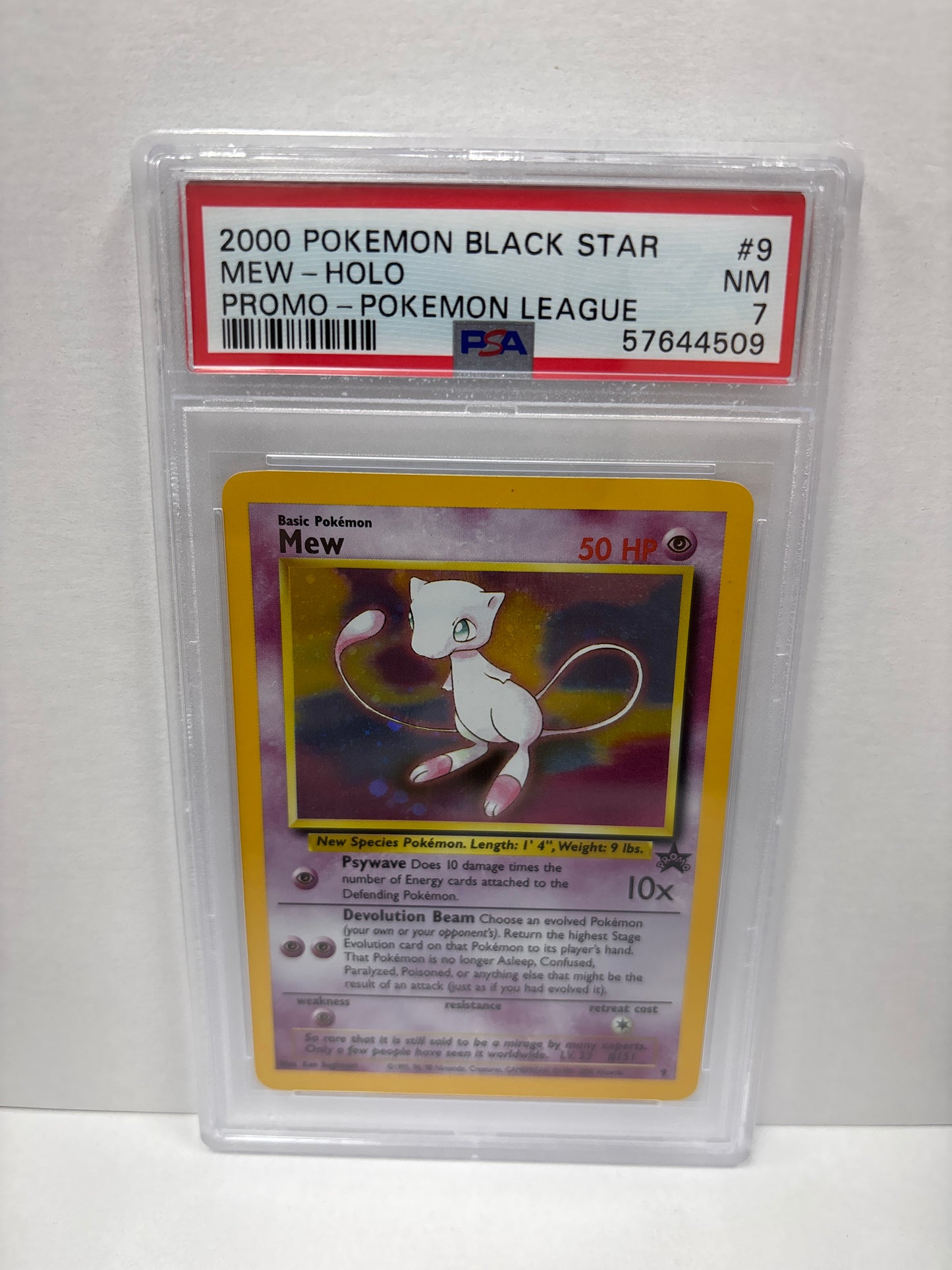 Pokemon Mew 9 (2000) PSA 7
