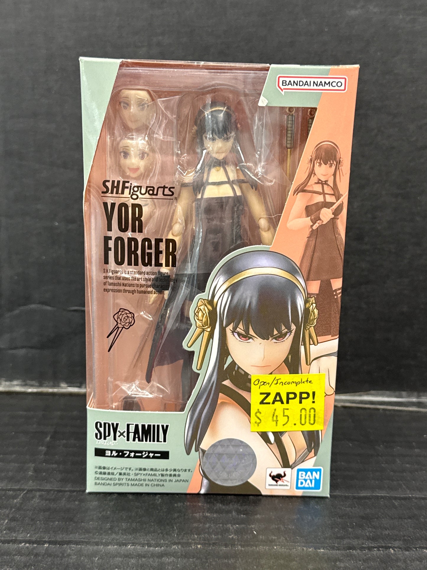 SH Figuarts Spy x Family Yor Forger (Open/Incomplete)