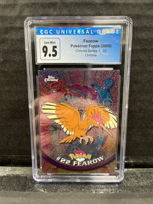 Pokemon Fearow #22 Topps Chrome CGC 9.5