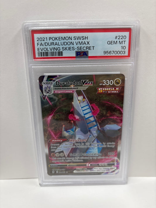 Pokemon Duraludon VMAX 220/203 PSA 10