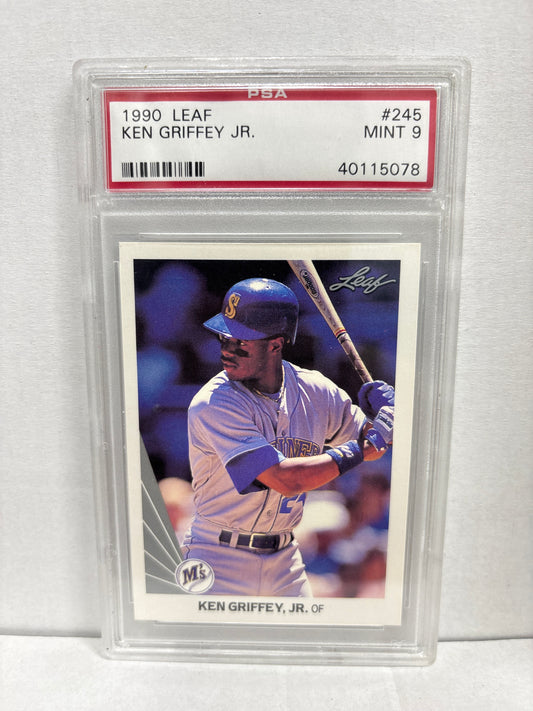 1990 Leaf Ken Griffey Jr. #245 PSA 9 (Old Slab)