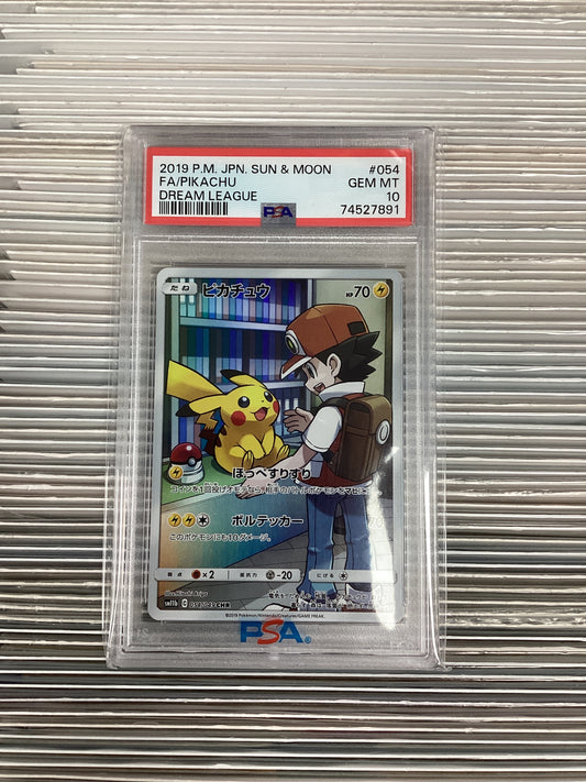Pokemon Japanese Pikachu 054/049 PSA 10