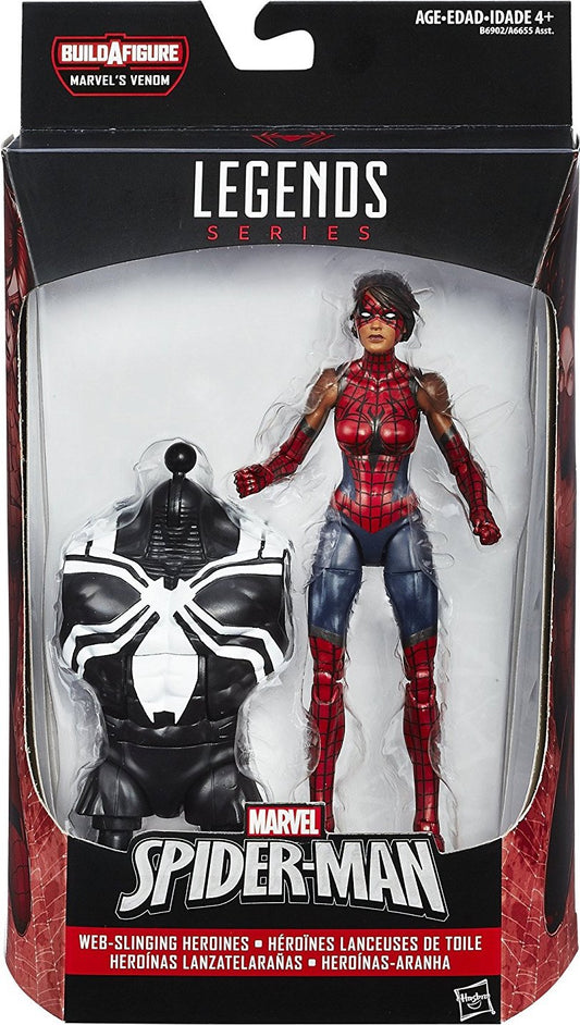 Marvel Legends Spider-Man Spider-Girl Space Venom Build A Figure Wave