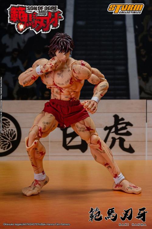 Baki Hanma: Son of Ogre Saba Grand Arena Series Baki Hanma (Battle Damaged Ver.) 1/12 Scale Limited Edition Action Figure