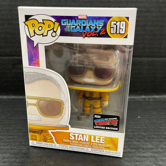 Funko Pop! Marvel Guardians of the Galaxy Vol. 2 Stan Lee 519 NYCC 2019 Exclusive (Grade A)