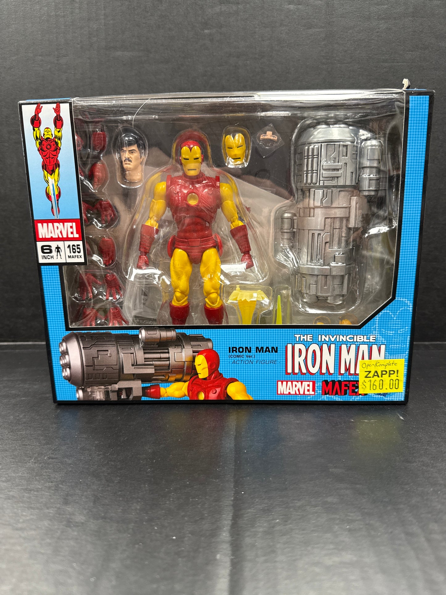 Medicom MAFEX Invincible Iron Man (Comic Ver.) 165 (Open Box/Complete)