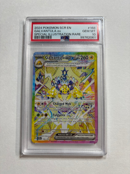 Pokemon Galvantula ex 168/142 PSA 10