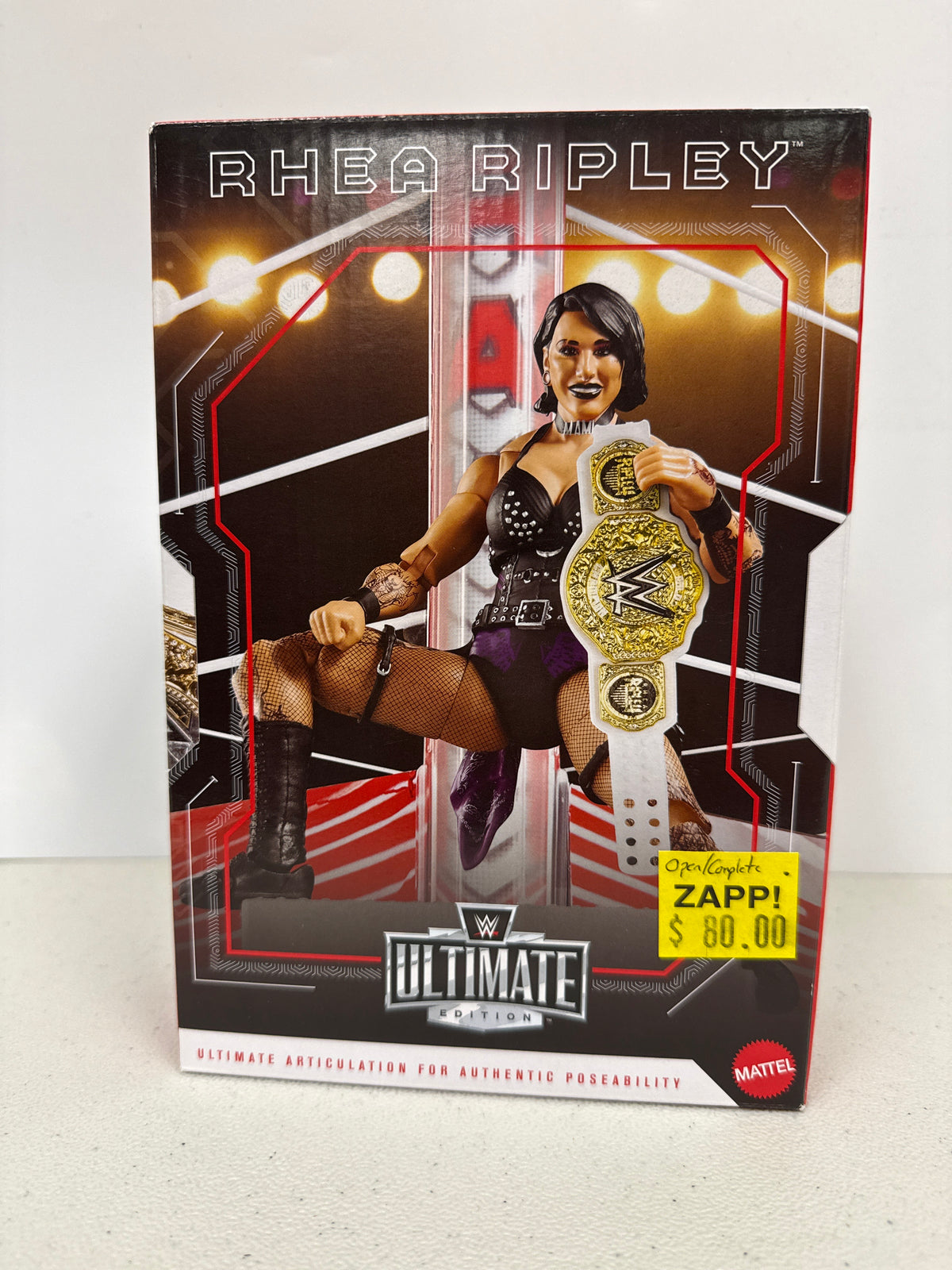 WWE Ultimate Edition Rhea Ripley Ringside Exclusive (Open Box/Complete)