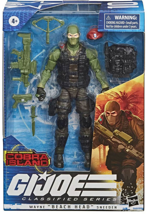 GI Joe Classified Series Cobra Island Wayne “Beach Head” Sneeden