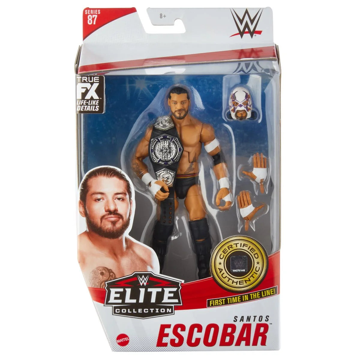 WWE Elite Series 87 Santos Escobar (Box Damaged)