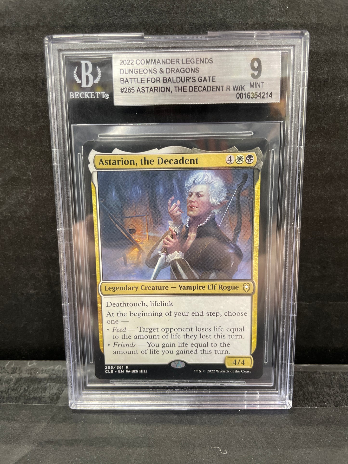 Magic the Gathering Astarion, the Decadent 266 Rare Beckett 9