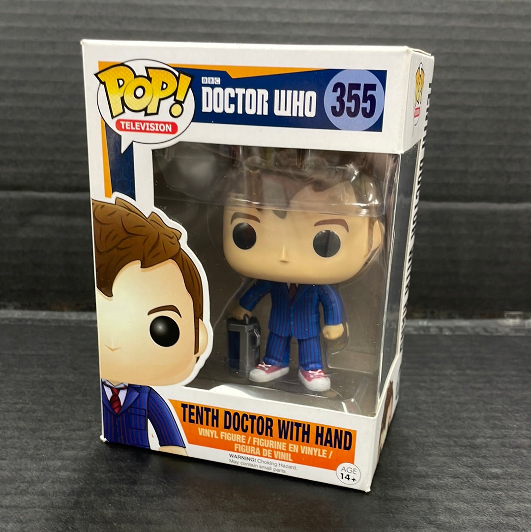 Funko Pop! Doctor Who Tenth Doctor with Hand 355 (Grade B)