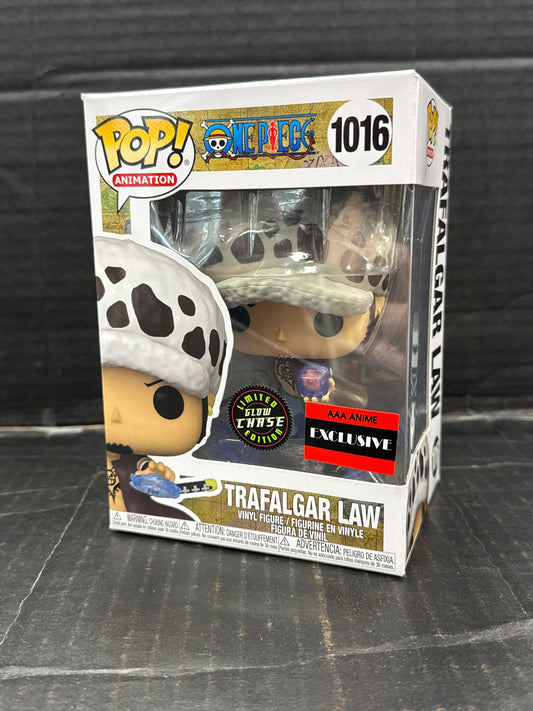Funko POP! One Piece Trafalgar Law 1016 AAA Anime Exclusive Glow Chase (Grade A)
