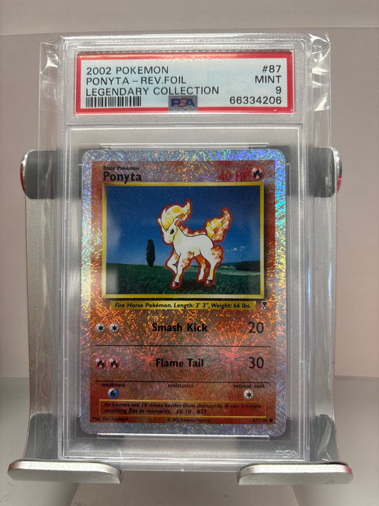 Pokemon Ponyta 87/110 Reverse FOIL PSA 9