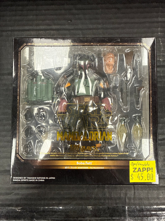 SH Figuarts Star Wars The Mandalorian Boba Fett (Open Box/Complete)
