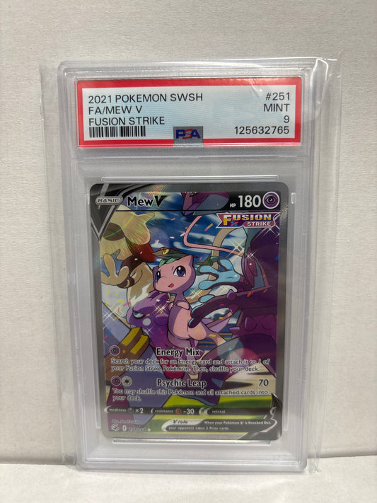 Pokemon Mew V 251/264 PSA 9