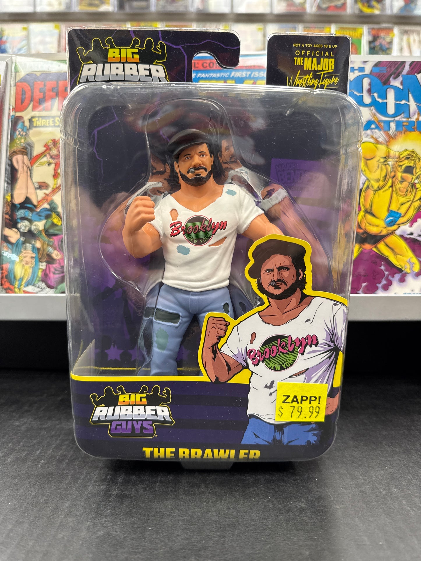 Major Wrestling Figure Podcast Big Rubber Guys The Brawler