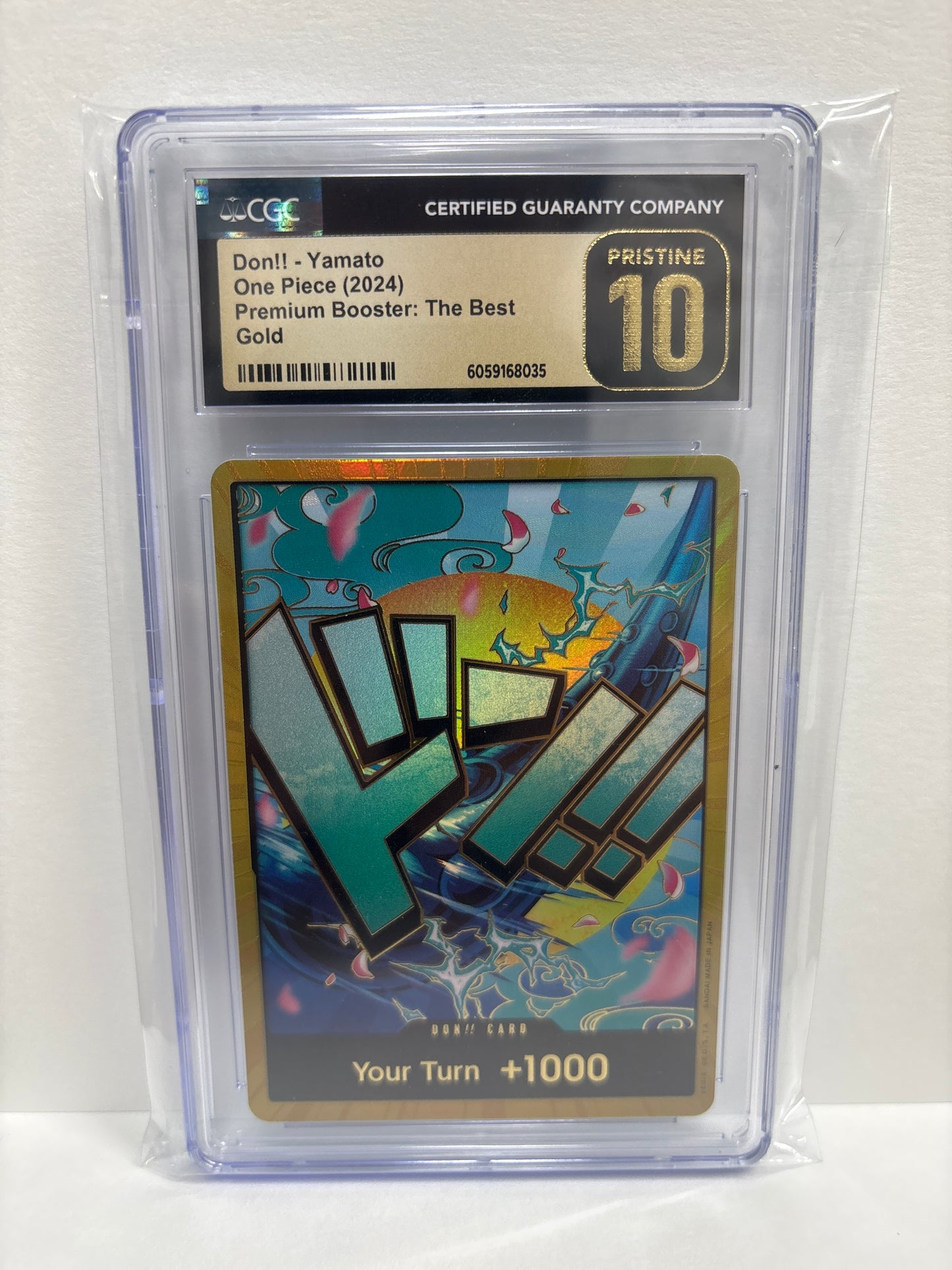 One Piece Card Game Don!! - Yamato (Gold) CGC Pristine 10
