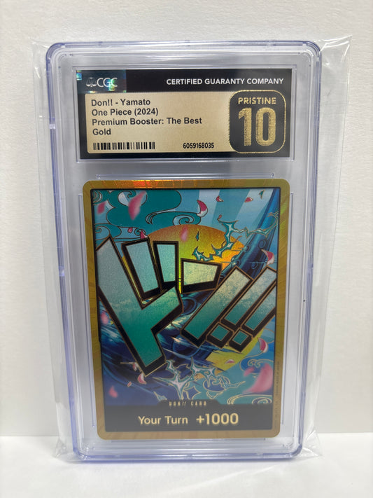 One Piece Card Game Don!! - Yamato (Gold) CGC Pristine 10